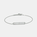 Celestial Harmony Bar Bracelet – 925 Sterling Silver