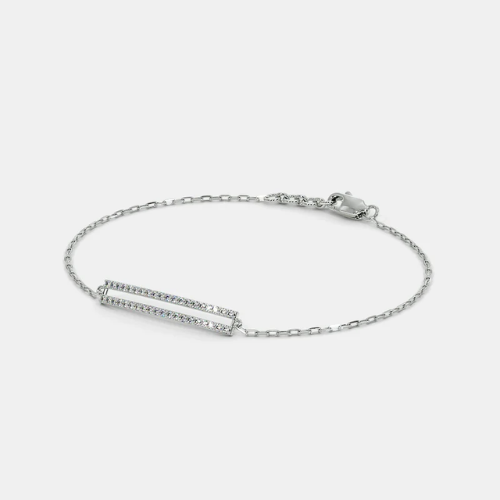 Celestial Harmony Bar Bracelet – 925 Sterling Silver