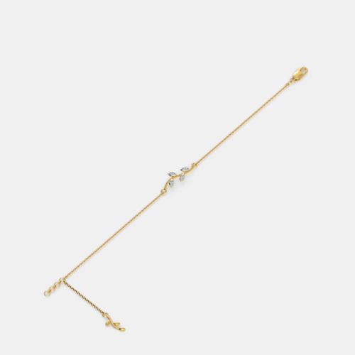 The Elizabeth Vine Leaf Bracelet