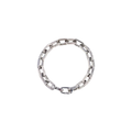 Sterling Silver Swiss Link Charm Bracelet